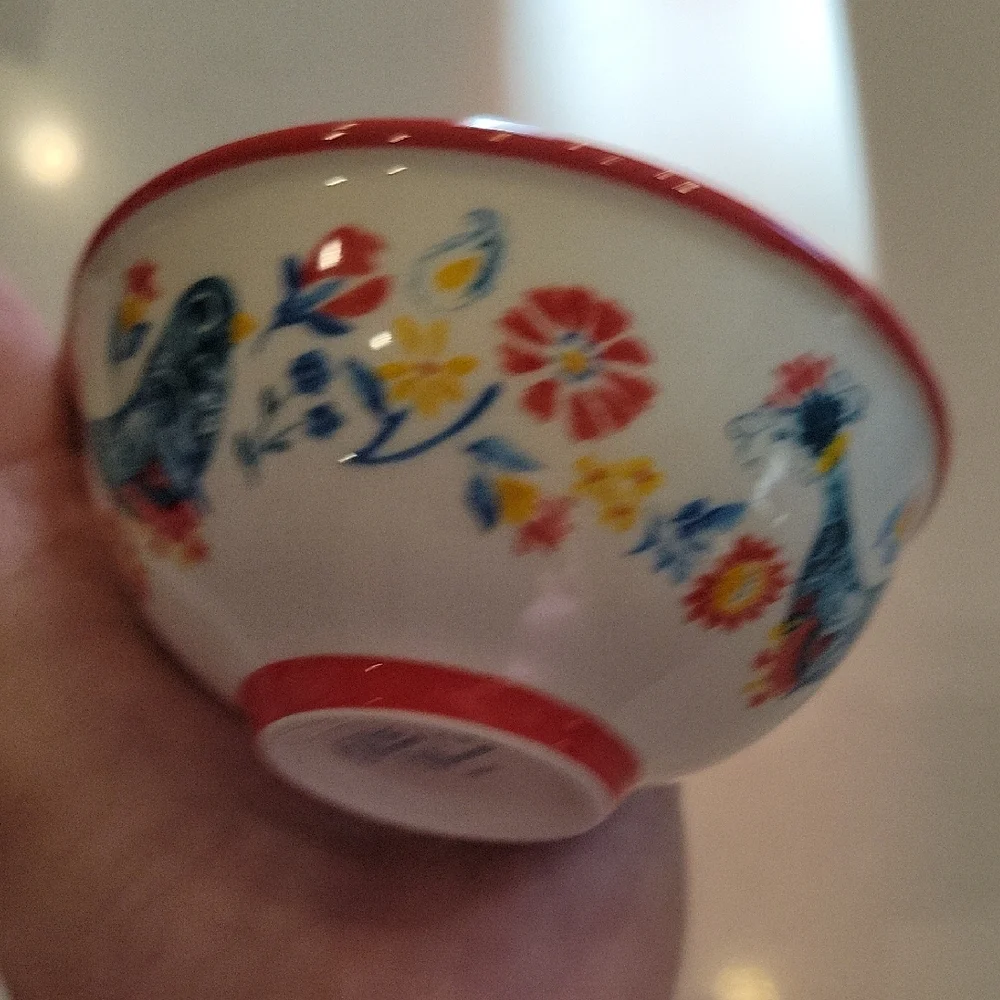 The Pioneer Woman Floral Bowl - Red, Blue, Yellow